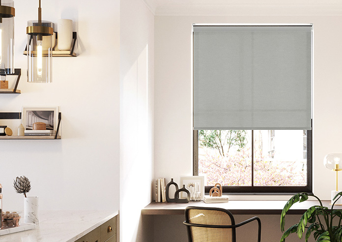 Amalfi, Horizon Grey - Twist&Fit Roller Blind - Image 3